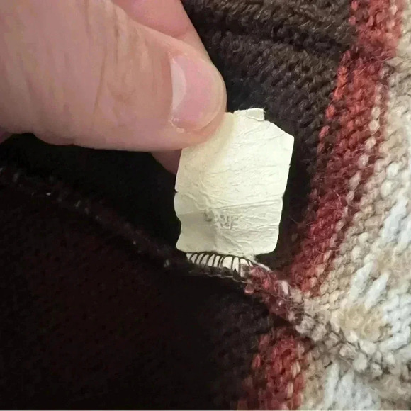 Vintage Sears Vintage Sweater Cardigan Brown Pockets Women’s Size Medium - Picture 9 of 16